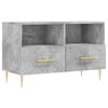vidaXL Mobile per TV Grigio Cemento 80x36x50 cm Legno Multistrato