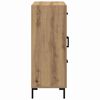vidaXL Credenza rovere artigianale 69.5 x 34 x 90 cm Legno multistrato