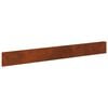 vidaXL Bordura per Prato 30 pcs 100 x 12 cm Acciaio Ruggine