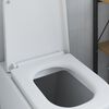 vidaXL Sedile del WC Bianco 47,5 x 35 x 3,6 cm Duroplast
