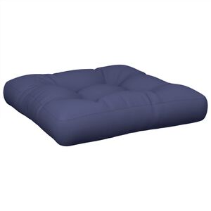 vidaXL Cuscino per Pallet Blu Marino 58x58x10 cm in Tessuto Oxford