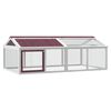vidaXL Box per Animali Moka 200x112,5x74 cm in Legno Massello di Pino