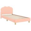 vidaXL Struttura letto bambini con testata Rosa 90 x 200 cm