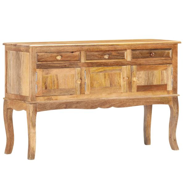 vidaXL Credenza 110x35x75 cm in Legno Massello di Mango