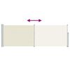 vidaXL Tenda Laterale Retrattile per Patio 100x300 cm Crema