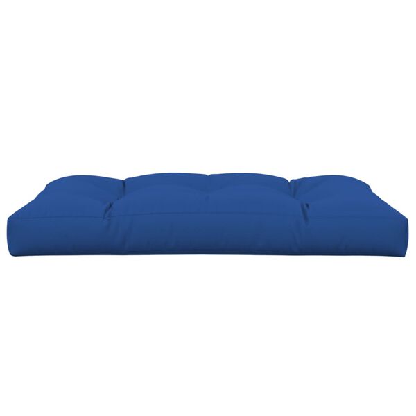 vidaXL Cuscino per Pallet Blu Reale 120x80x12 cm in Tessuto