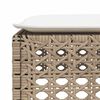 vidaXL Set Divano da Giardino 6 pz con Cuscini Beige in Polyrattan