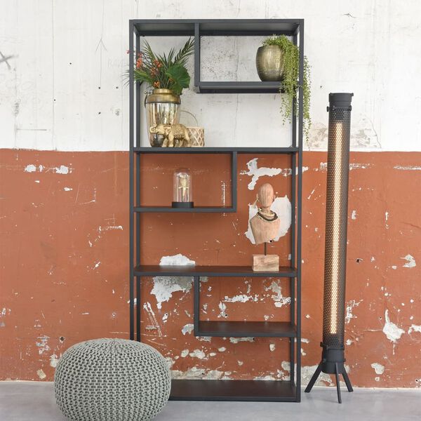 LABEL51 Pouf a Maglia in Cotone M Oliva