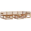 vidaXL Set di divani da esterno 7 pcs Naturale