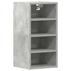 vidaXL Mobile Pensile &ldquo;Riga&rdquo; Grigio Cemento 30x29,5x60 cm