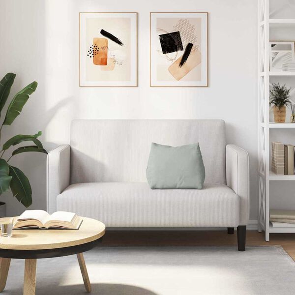 vidaXL Cuscino per Schiena Grigio chiaro 45 x 20 x 35 cm