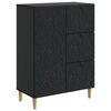vidaXL Credenza Nero 66 x 34,5 x 90 cm Legno ingegnerizzato