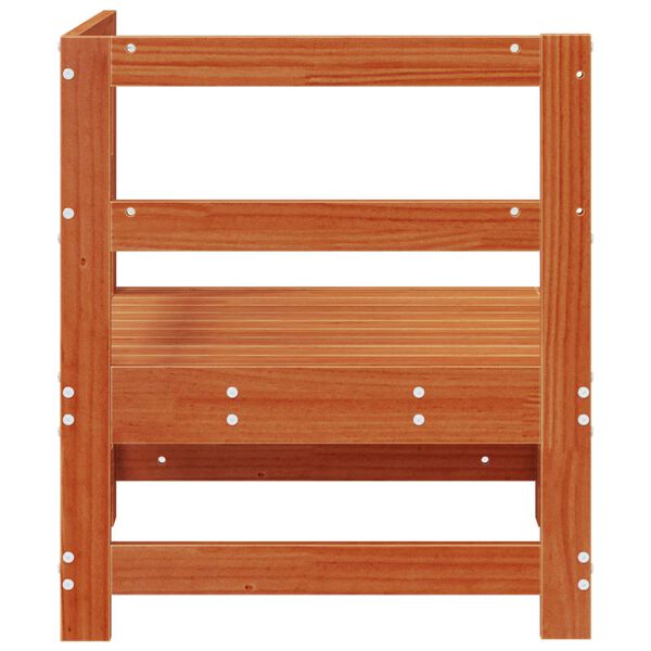 vidaXL Divano Angolare da Giardino Legno di pino massiccio