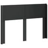 vidaXL Testiera Letto Nero PB