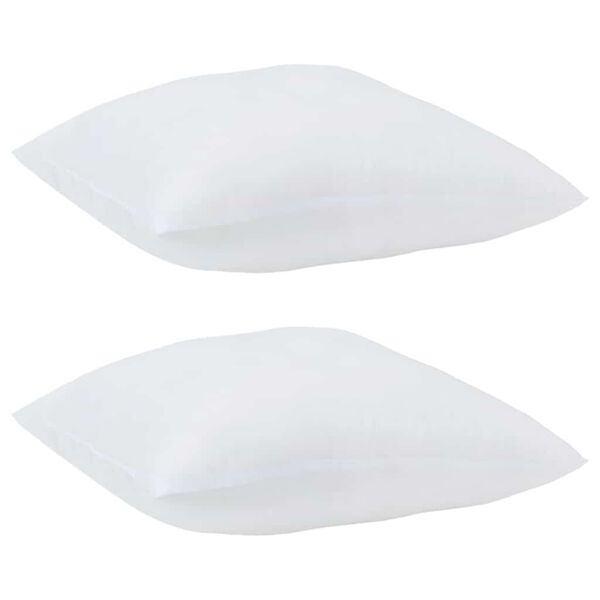 vidaXL Piumone con Cuscini 3 pcs Bianco Microfibra e Piuma d'Oca