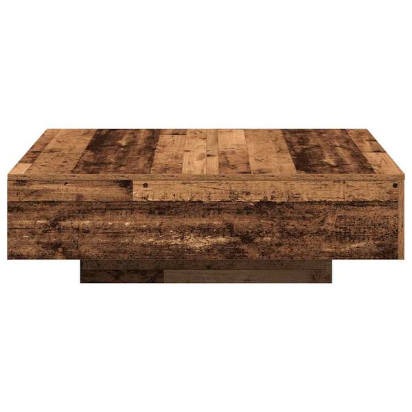 vidaXL Tavolino da salotto Legno vecchio 100 x 100 x 31 cm