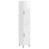 vidaXL Set di armadi 2 pcs Bianco Lucido 33 x 34,5 x 89,5 cm