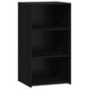 vidaXL Credenza Rovere Nero 50 x 41 x 93 cm Legno ingegnerizzato