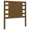 vidaXL Testiera ambra 96x4x100 cm in Legno Massello di Pino