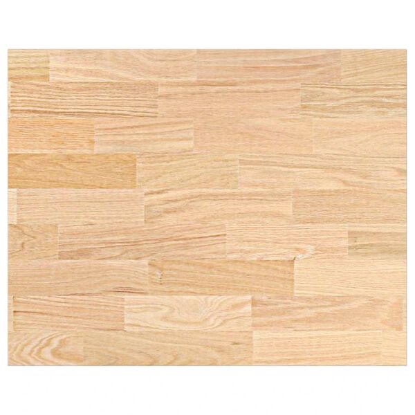 vidaXL Piano di Lavoro Cucina 80x63,5x2,7 cm Legno Massello Rovere