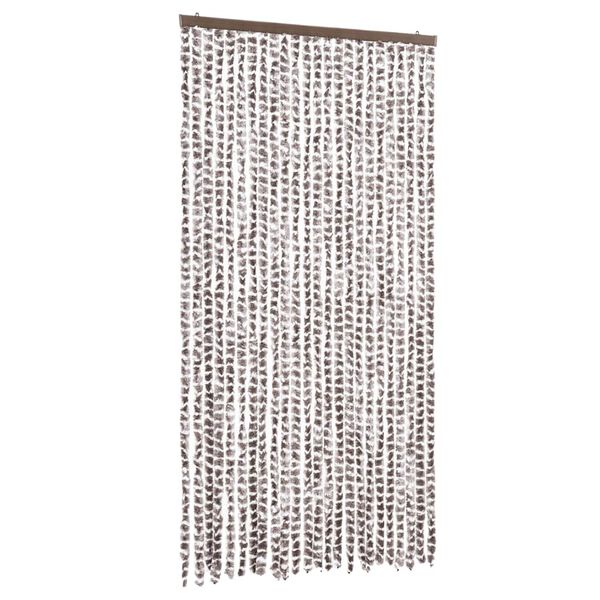 vidaXL Zanzariera Grigio Talpa e Bianco 100x220 cm Ciniglia