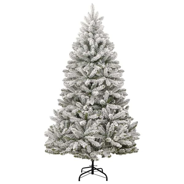vidaXL Albero di Natale artificiale con 300 LED Verde e Bianco 300 cm