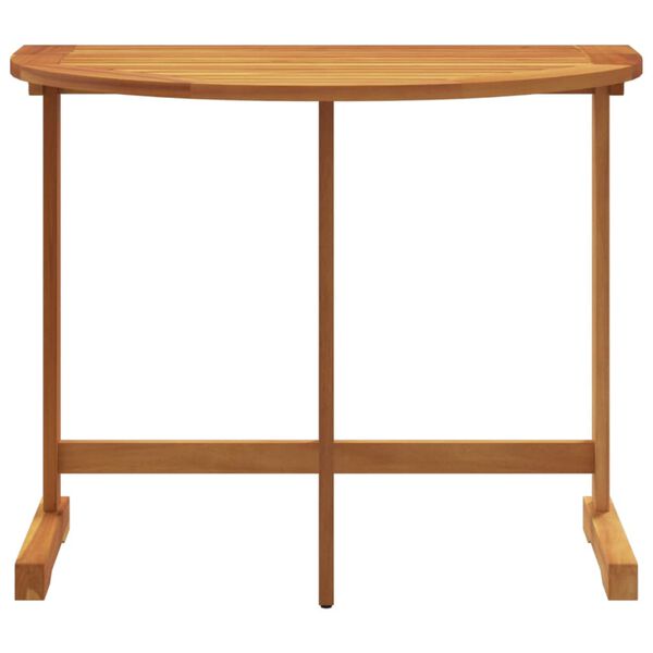 vidaXL Tavolo da Balcone Pieghevole 90x60x72 cm Legno Massello Acacia