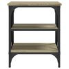 vidaXL Tavolini 2 pz Rovere Sonoma 40x42x50 cm in Legno Multistrato