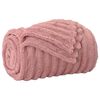vidaXL Coperte da Pile 6 pcs Rosa 240 x 220 cm Panno