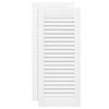 vidaXL Porta per Armadio Montaggio a parete 2 pz Bianco 69 x 49,4 cm