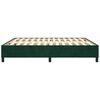 vidaXL Struttura Letto a Rete a Molle Verde Scuro 180x200 cm in Velluto