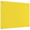 vidaXL Rivestimento da Cucina 2 pcs Giallo 80 x 60 cm vetro temperato
