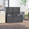 vidaXL Contenitore Giardino Grigio 101x50,5x46,5cm Legno Massello Pino