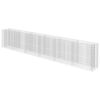 vidaXL Gabbione Letto Rialzato in Acciaio Zincato 540x50x100 cm