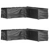 vidaXL Coperture Mobili da Giardino a L 2pz 16 Occhielli 285x285x70cm