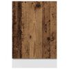 vidaXL Pannello Lavastoviglie “Lyon” Legno Antico 45x3x67 cm