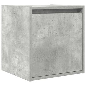 vidaXL Comodino a Muro Grigio Cemento 38x34x40 cm