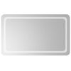 vidaXL Specchio da Bagno con Luci LED 60x100 cm