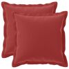 vidaXL Federa 2 pz HOUTEN Rosso Vino 40 x 40 cm Poliestere
