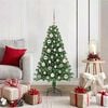 vidaXL Albero di Natale artificiale con 150 LED Verde 120 cm
