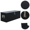 vidaXL Scatola in Alluminio 1085x370x400 mm Nera