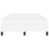 vidaXL Struttura del letto Bianco Puro 120 x 200 cm Tessuto
