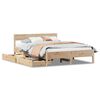 vidaXL Letto senza Materasso 140x190 cm in Legno Massello di Pino