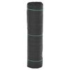 vidaXL Membrana Antierbacce Nera 0,5x50 m in PP