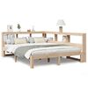 vidaXL Letto Libreria senza Materasso 160x200 cm in Legno di Pino