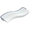 vidaXL Materasso Viscoelastico Bianco 70x200x17 cm Morbido