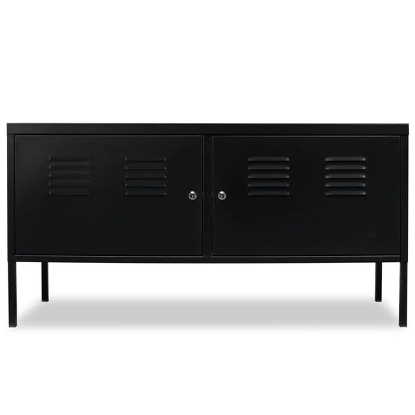 vidaXL Mobile Porta TV 118x40x60 cm Nero