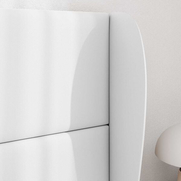 vidaXL Orecchia della Testata Bianco 80 x 23 x 6 cm PVC