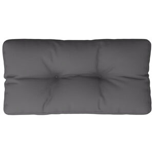 vidaXL Cuscino per Pallet Antracite 80x40x12 cm in Tessuto