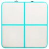 vidaXL Tappetino Ginnastica Gonfiabile e Pompa 200x200x20cm PVC Verde